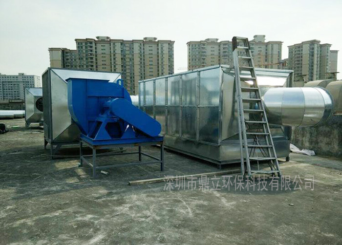 深圳市瑞益防火（huǒ）建（jiàn）材（cái）有限公司有機廢氣（qì）塔（tǎ）成功案例