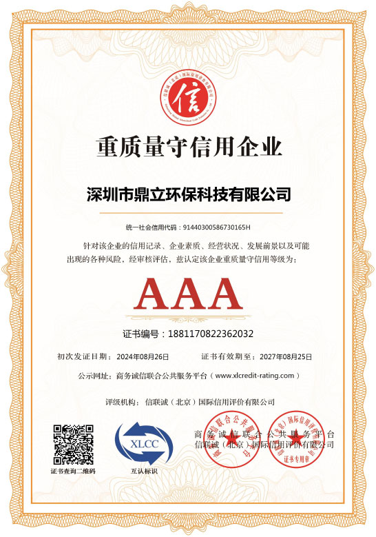 重質（zhì）量守信用企業